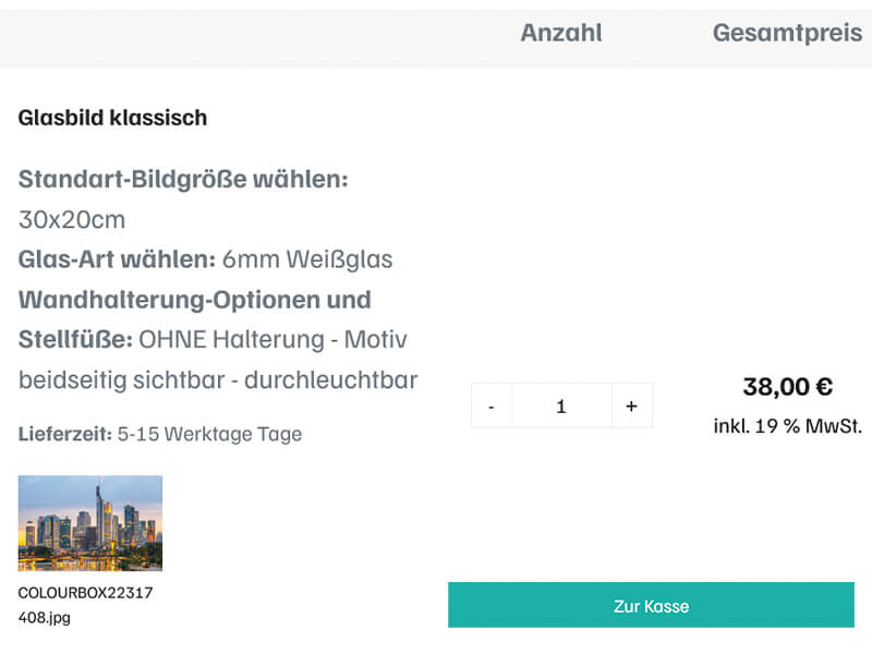 Warenkorb EINFACH